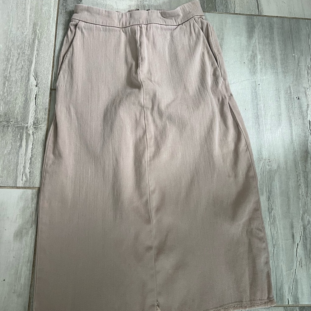 Elegant Beige Women's Skirt
